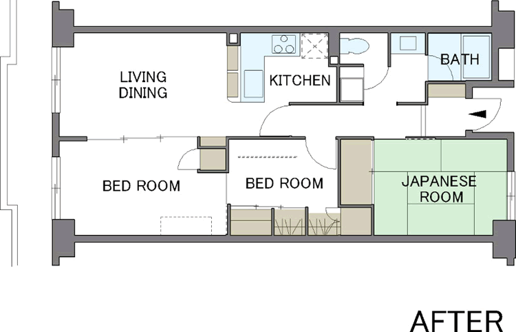 間取り図：AFTER