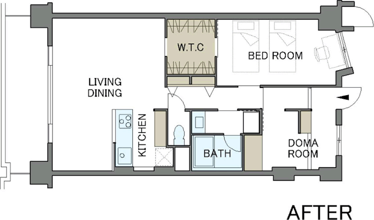間取り図：AFTER